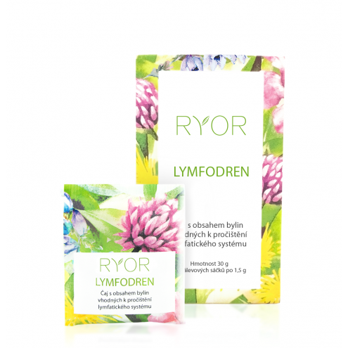 RYOR Lymfodren - Bylinný čaj, 20x1.5 g.